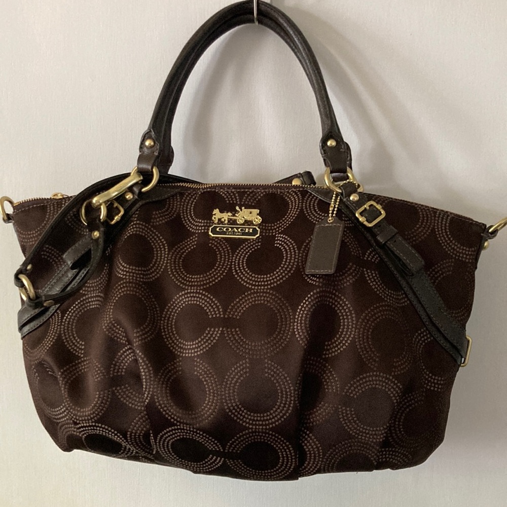 Coach purse brown